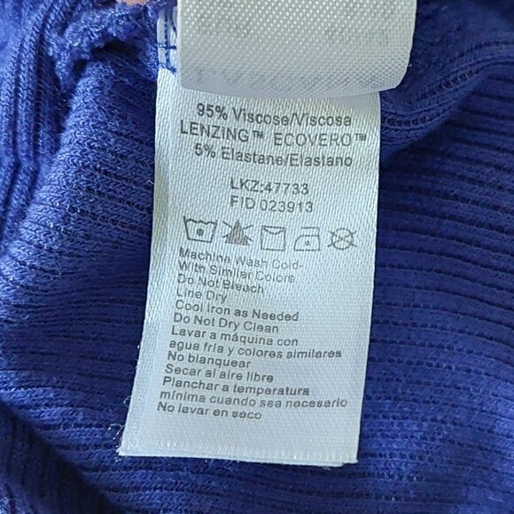 Lascana Short Sleeve Tops 1 Black & 1 Blue Women's Size 8/10 - Picture 15 of 16